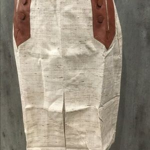 RAOUL SILK SKIRT SIZE 40 US 6